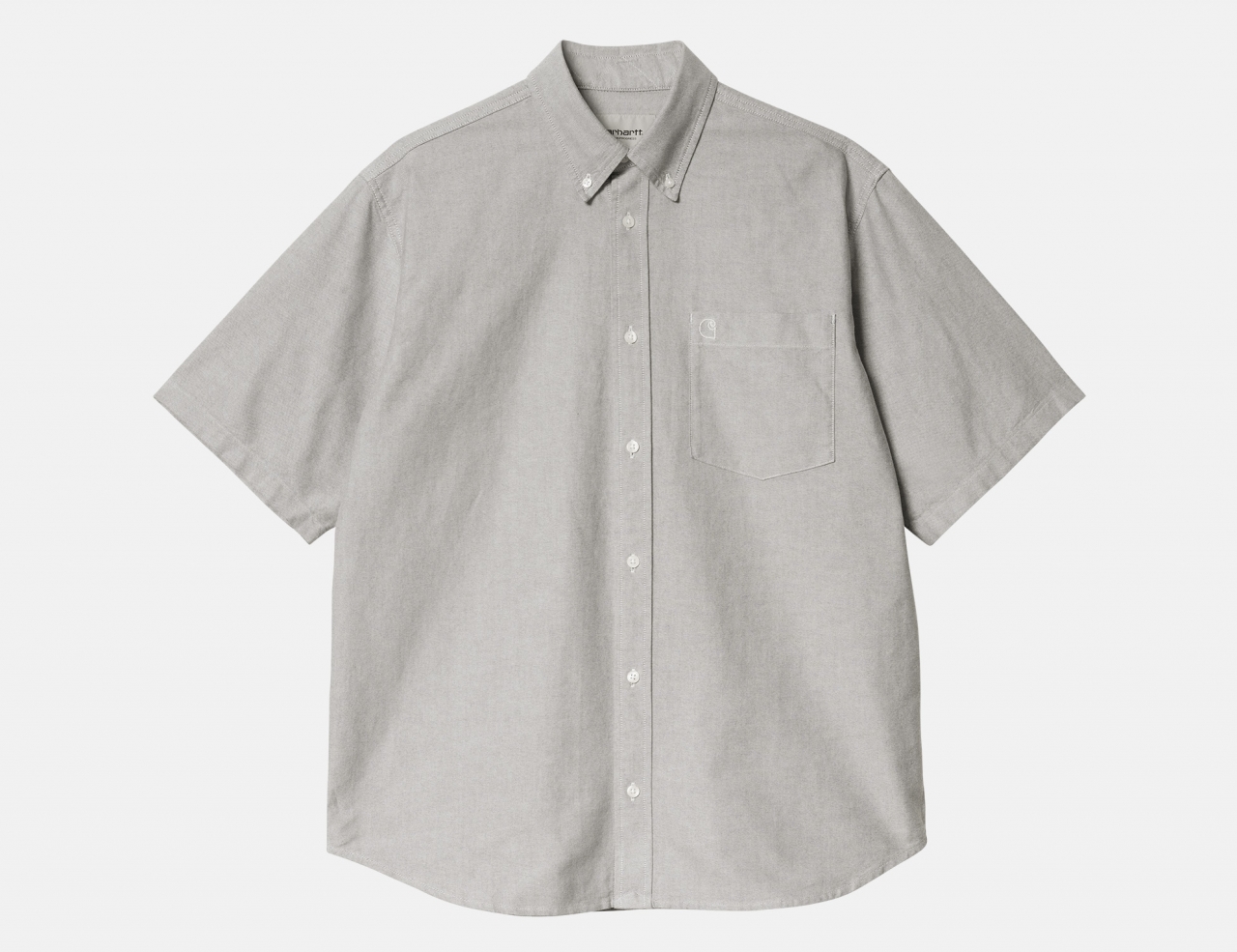 Carhartt WIP S/S Braxton Shirt - Charcoal / Wax