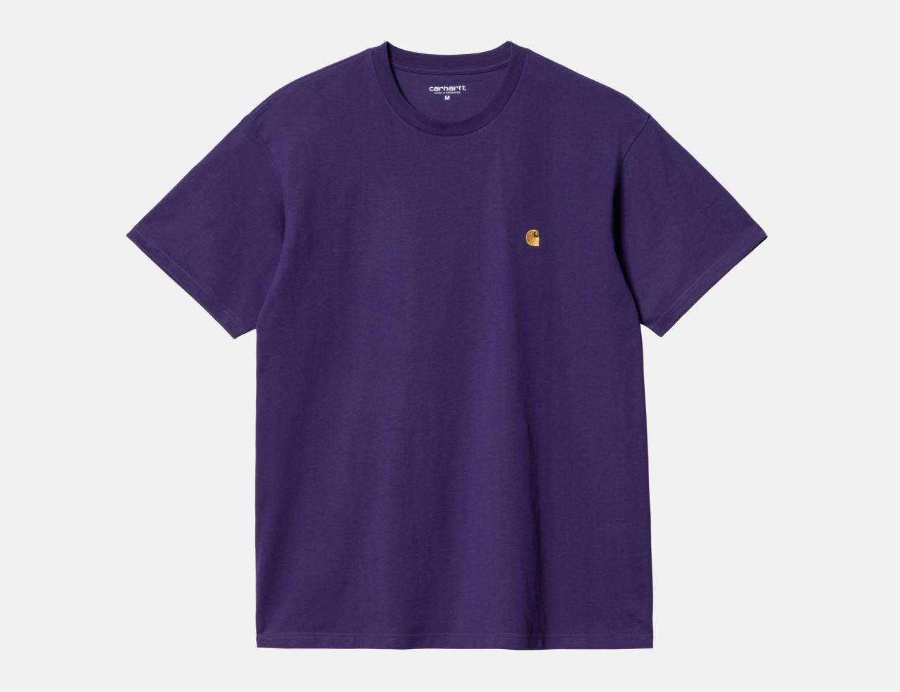 Carhartt WIP S/S Chase T-Shirt - Tyrian/Gold