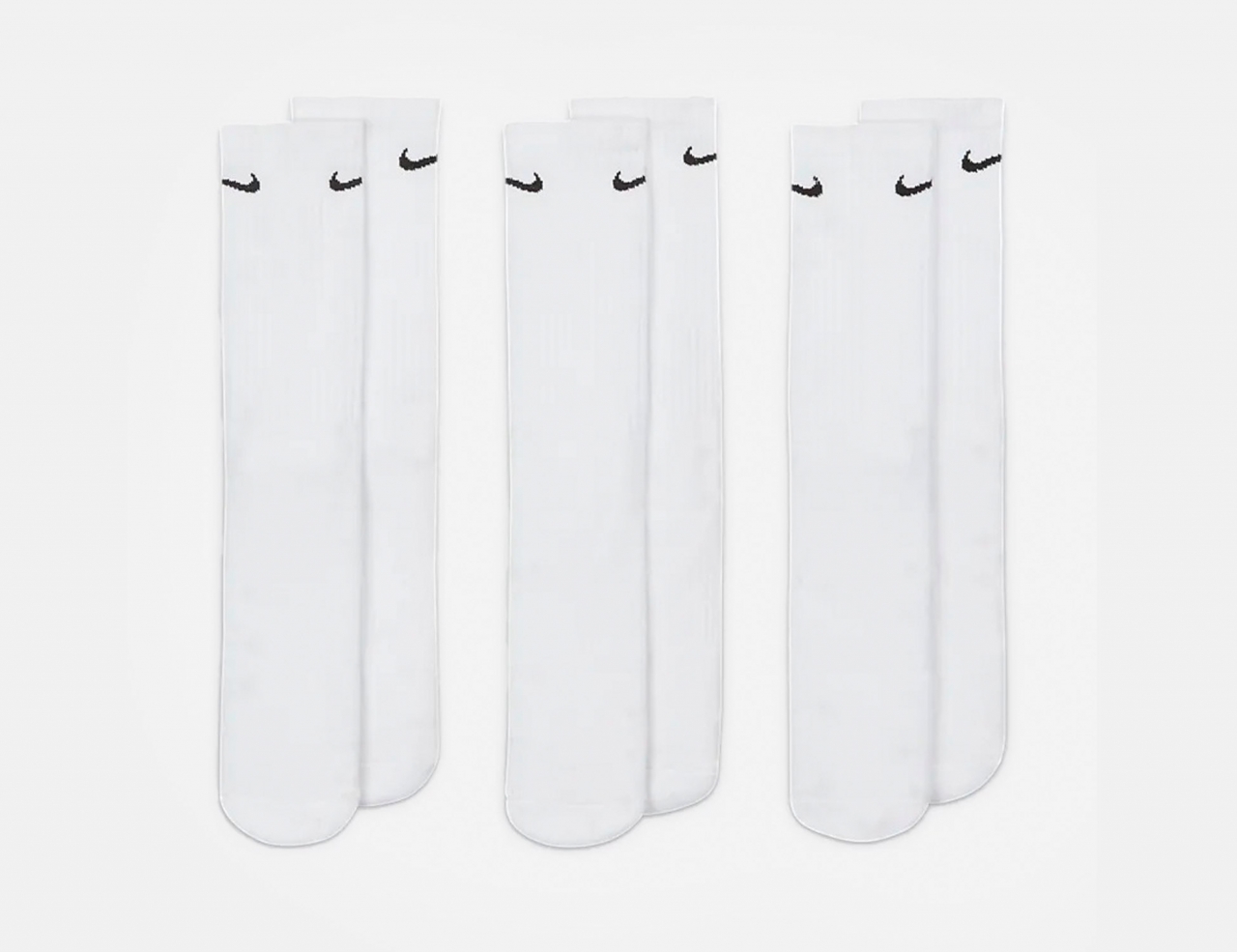 Nike SB Everyday Crush Crew Socke 3-Pair - White