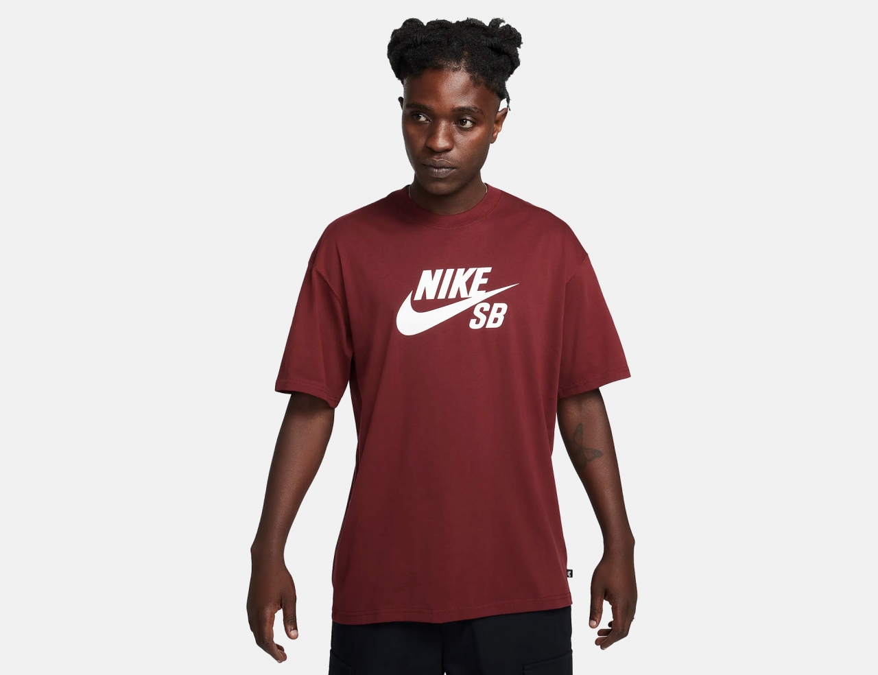 Nike SB Logo Skate T-Shirt - Dark Team Red