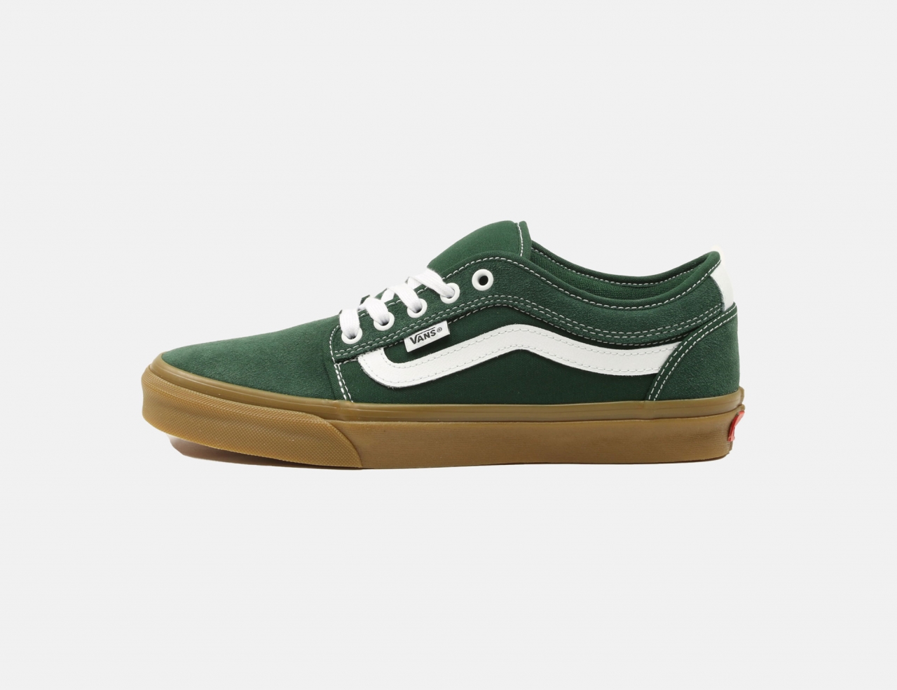 VANS MN Chukka Low Sidestrip Sneaker - Dark Green/Gum