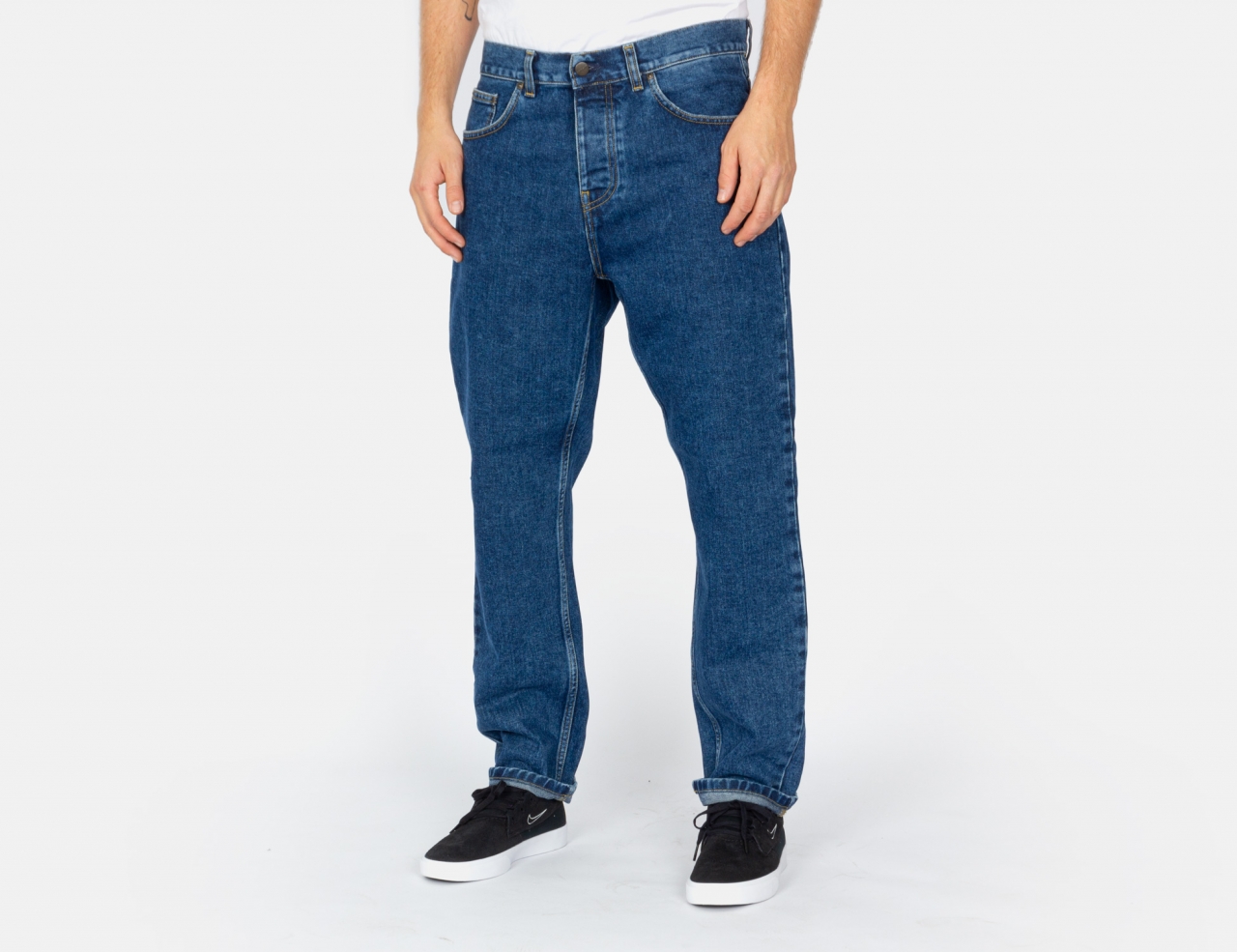 Carhartt WIP Newel Pant - Blue Stoned Washed