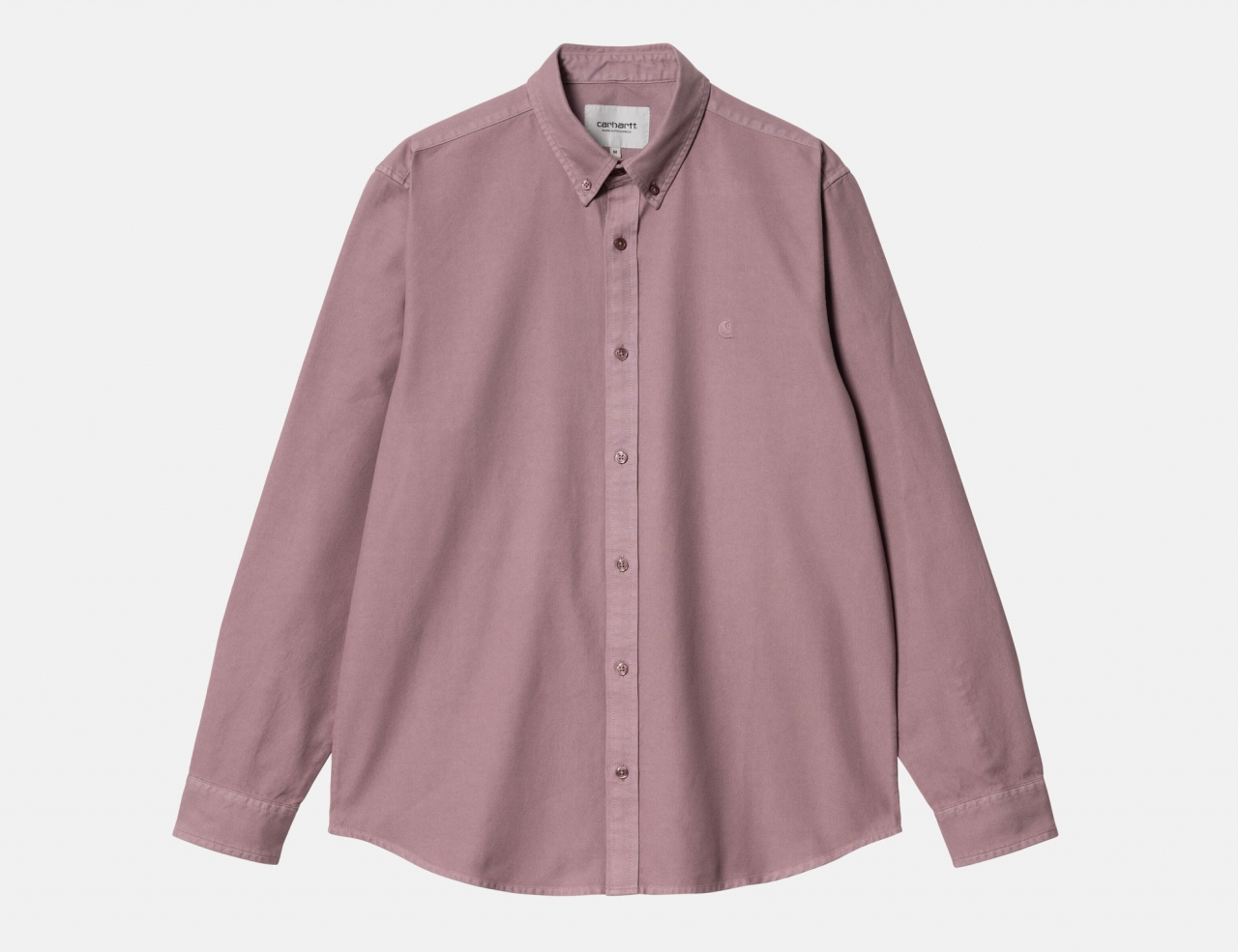 Carhartt WIP L/S Bolton Shirt - Daphne garment dyed