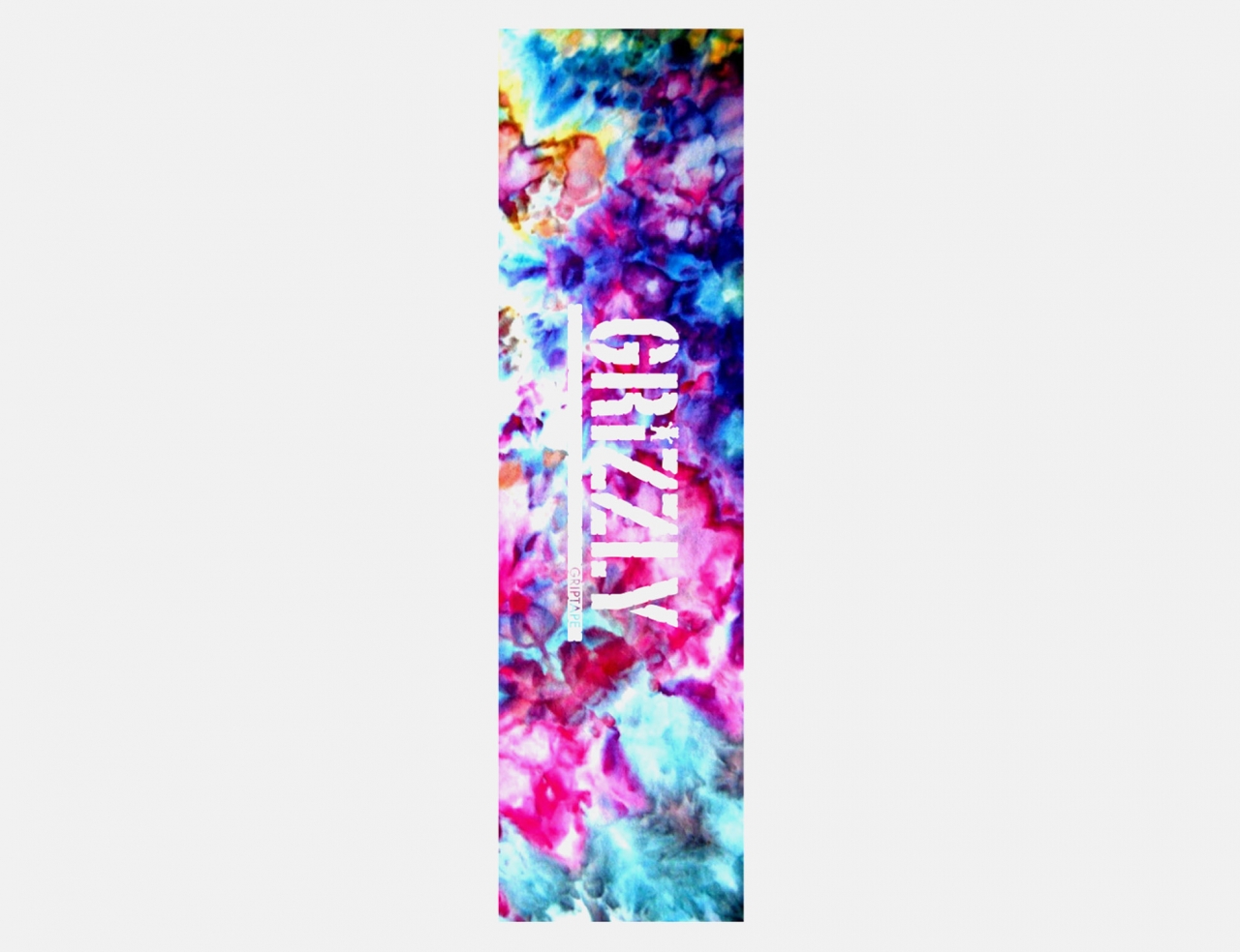 Grizzly Tie-Dye White Stamp #1