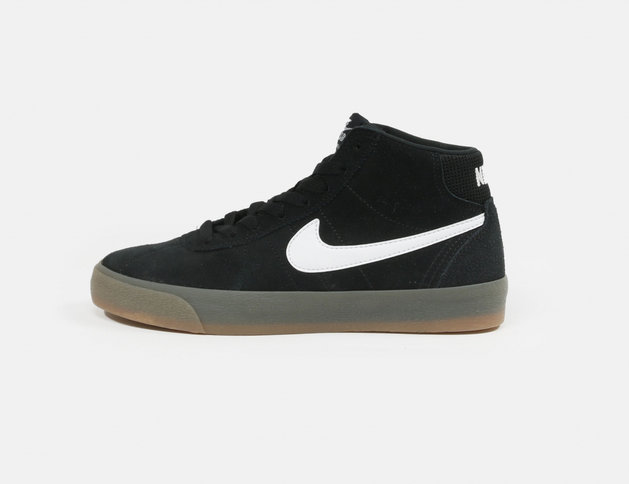 Nike SB Bruin Hi Sneaker - Black / White