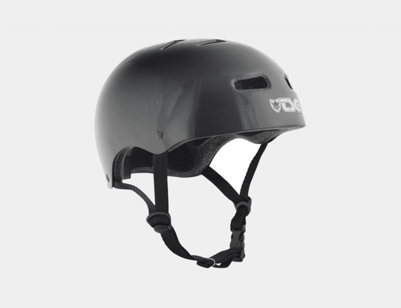 TSG Skate/BMX Solid Color Helm - Injected Black