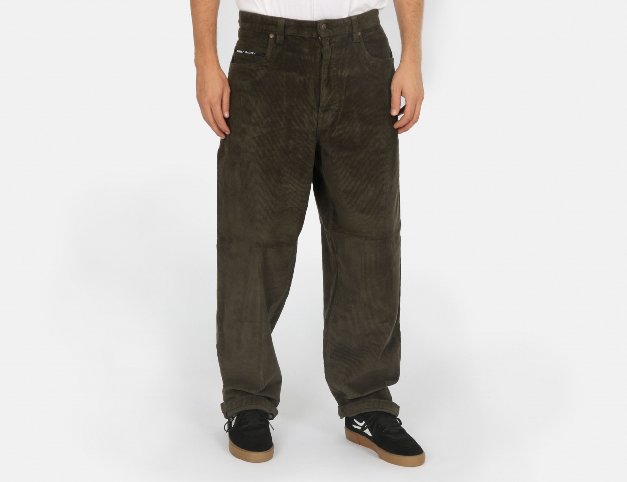 Reell Jeans Baggy Cord Pant - Dark Green