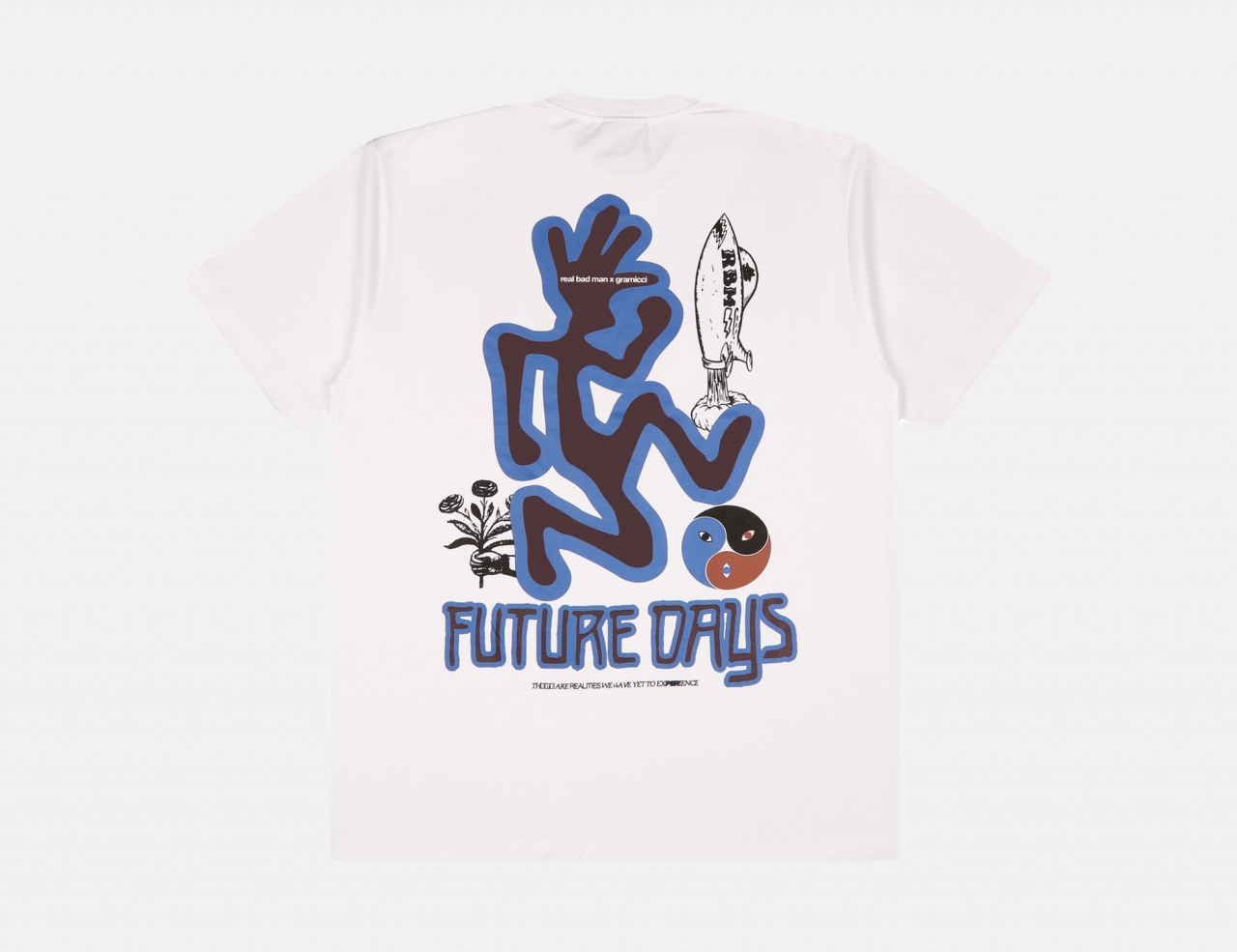 Real Bad Man x Gramicci Future Days T-Shirt - White
