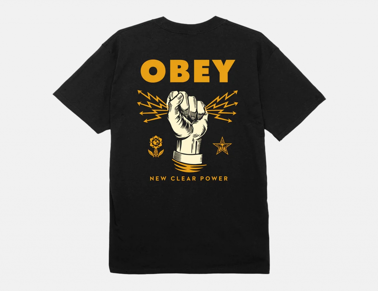 Obey New Clear Power T-Shirt - Black
